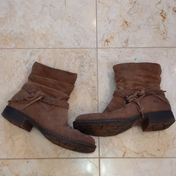 Born Shoes - Born Tan Ankle Boots